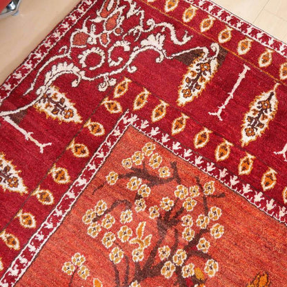 プレミアムギャッベ／ホシナマイ（ルリバフ） 213×157cm（HL-71214）