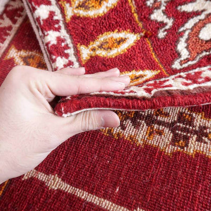 プレミアムギャッベ／ホシナマイ（ルリバフ） 213×157cm（HL-71214）