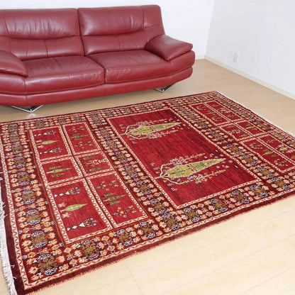 プレミアムギャッベ／ホシナマイ（ルリバフ） 247×167cm（HL-71253）