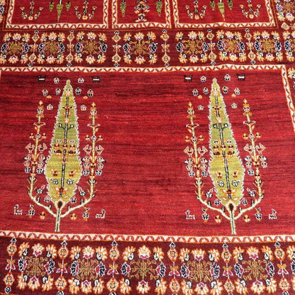 プレミアムギャッベ／ホシナマイ（ルリバフ） 247×167cm（HL-71253）