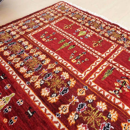 プレミアムギャッベ／ホシナマイ（ルリバフ） 247×167cm（HL-71253）