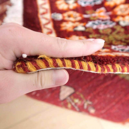 プレミアムギャッベ／ホシナマイ（ルリバフ） 247×167cm（HL-71253）