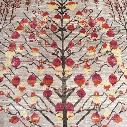 プレミアムギャッベ／ホシナマイ（ルリバフ） 225×151cm（HL-71624）