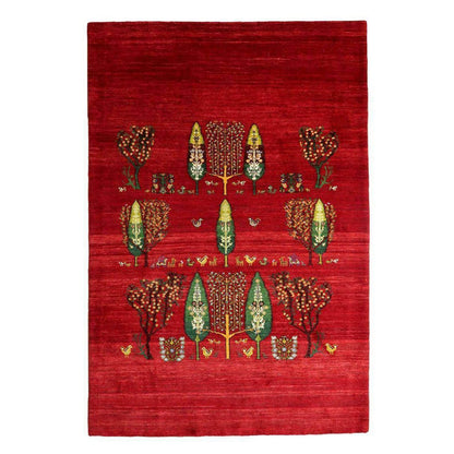 プレミアムギャッベ／ホシナマイ（ルリバフ） 243×167cm（HL-73277）