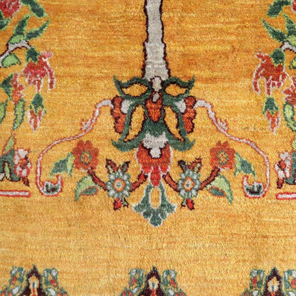 プレミアムギャッベ／ホシナマイ（ルリバフ） 233×143cm（HL-83653）