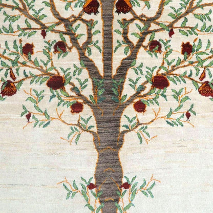 プレミアムギャッベ／ホシナマイ（ルリバフ） 238×155cm（HL-91089）