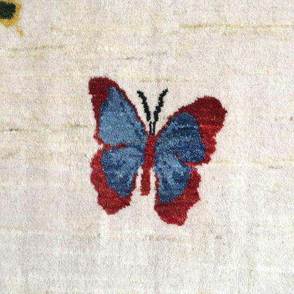 プレミアムギャッベ／ホシナマイ（ルリバフ） 242×180cm（HL-91243）