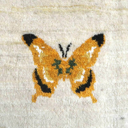 プレミアムギャッベ／ホシナマイ（ルリバフ） 242×180cm（HL-91243）