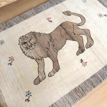 プレミアムギャッベ／ホシナマイ（カシュクリ） 148×98cm（HM-10905）
