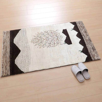 プレミアムギャッベ／ホシナマイ（カシュクリ） 147×84cm（HM-69646）