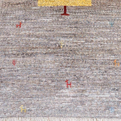 プレミアムギャッベ／ホシナマイ（カシュクリ） 135×87cm（HM-69726）