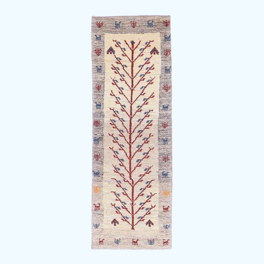 ギャッベ（ギャベ）カシュクリ　151×52cm（HM-70128）