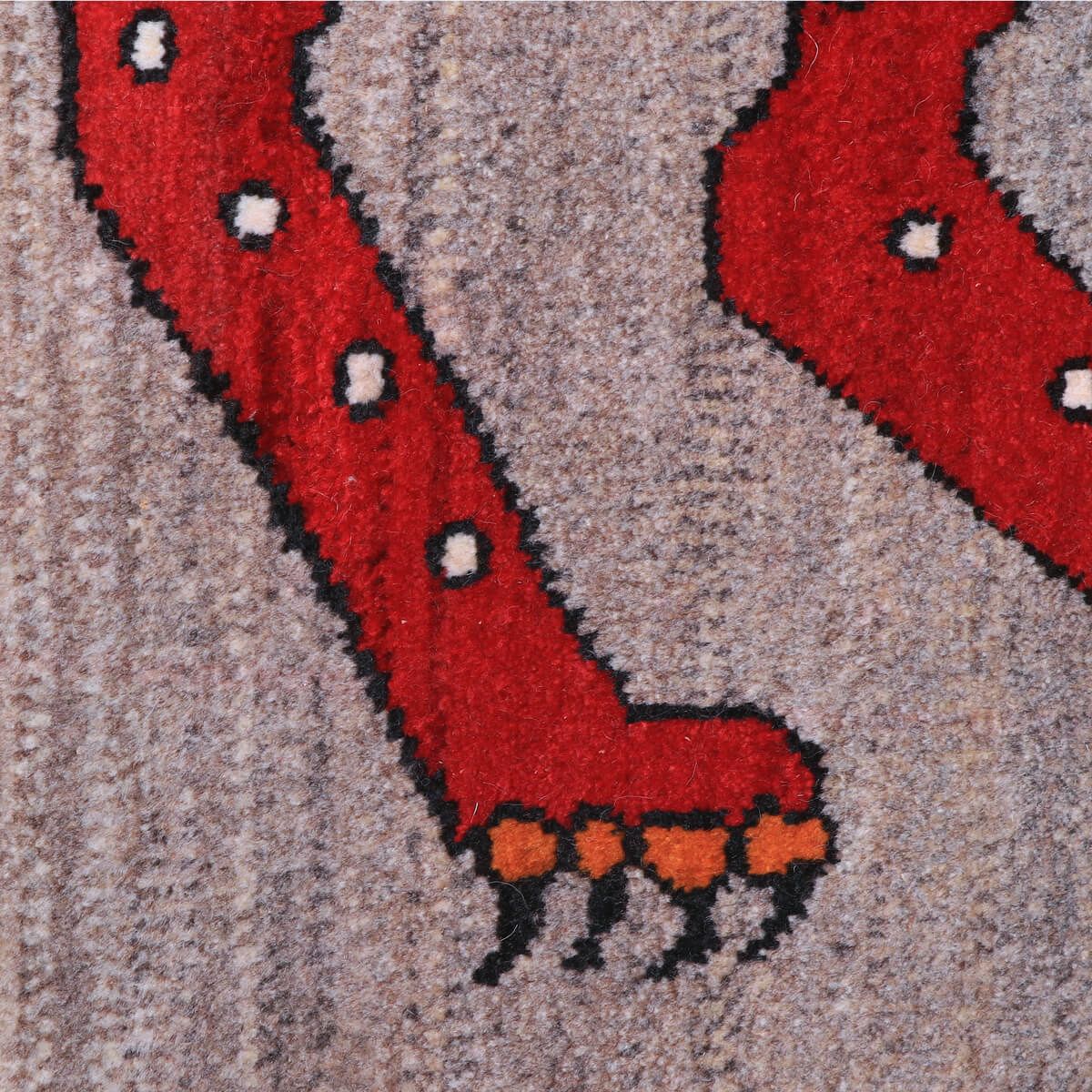 ギャッベ（ギャベ）カシュクリ　164×103cm（HM-70133）