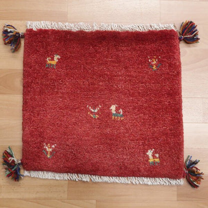【2枚で46,000円】ギャッベ 40×44cm（HP-35433）