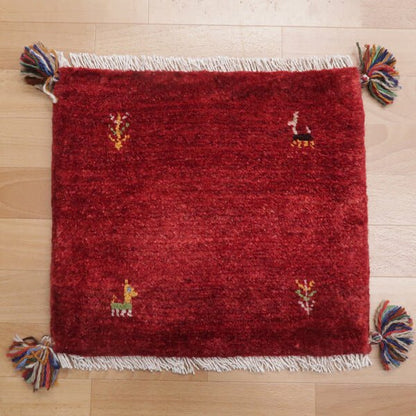 【2枚で46,000円】ギャッベ 40×43cm（HP-36819）