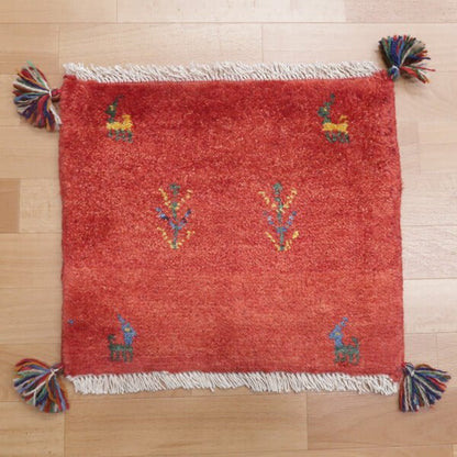 【2枚で46,000円】ギャッベ 40×44cm（HP-36876）