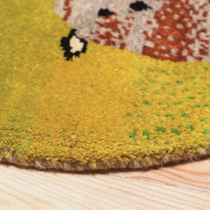 ギャッベ（ギャベ）カシュクリ　41×37cm（HP-70071）