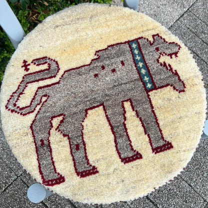 ギャッベ（ギャベ）カシュクリ　41×40cm（HP-70078）