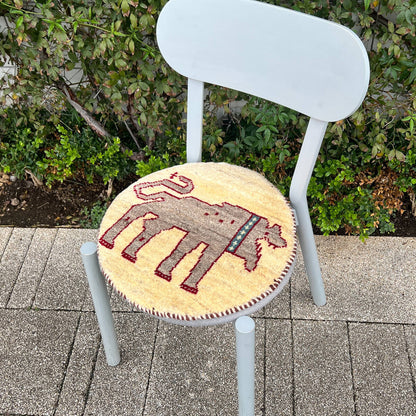 ギャッベ（ギャベ）カシュクリ　41×40cm（HP-70078）