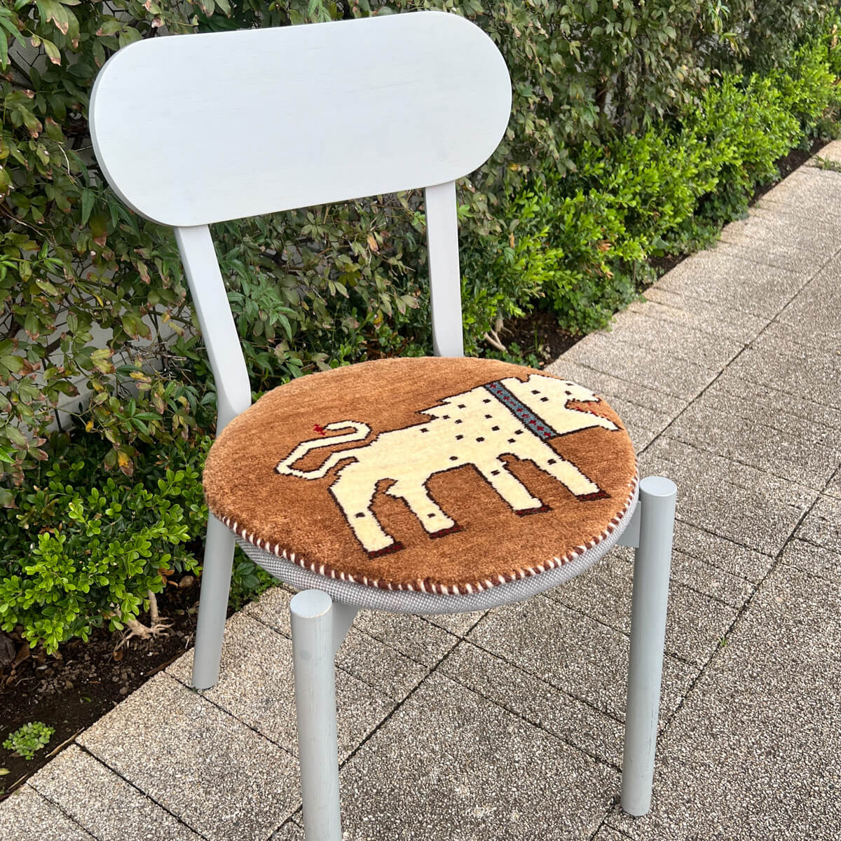 ギャッベ（ギャベ）カシュクリ　42×41cm（HP-70081）