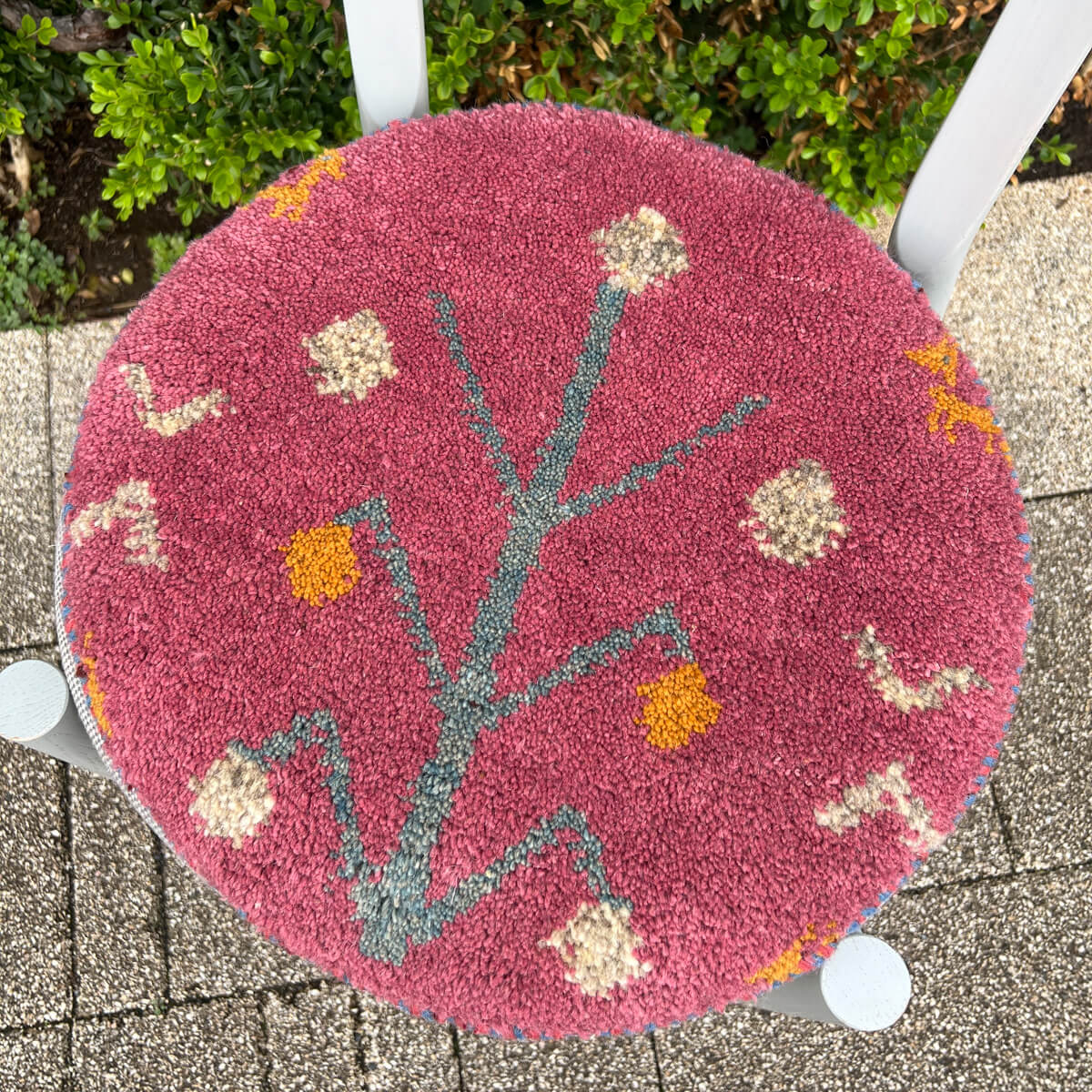 ギャッベ（ギャベ）カシュクリ　40×40cm（HP-70083）
