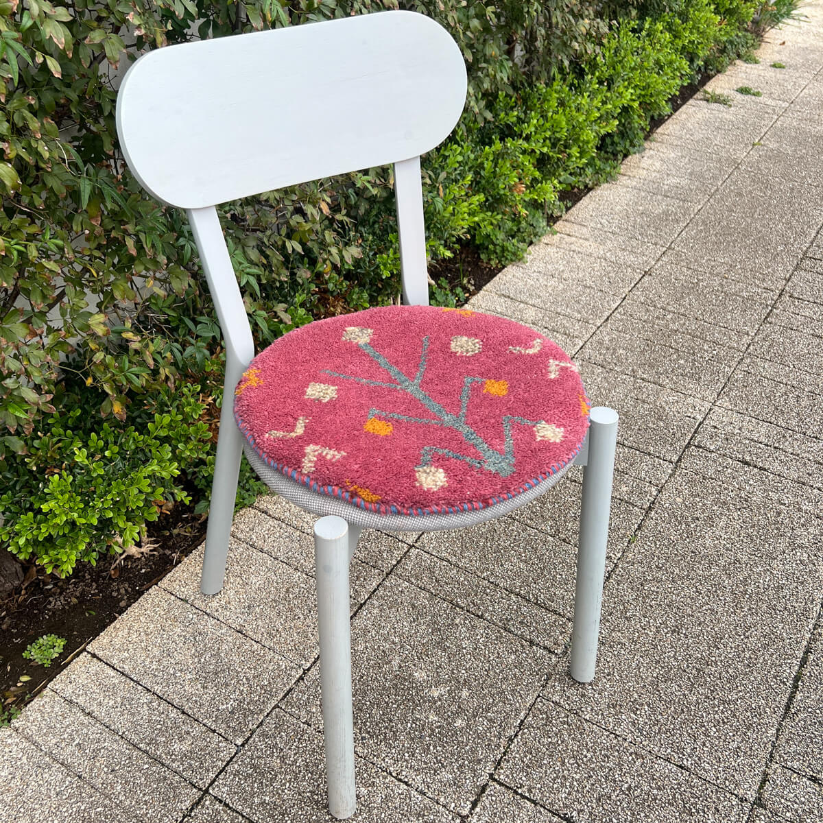 ギャッベ（ギャベ）カシュクリ　40×40cm（HP-70083）
