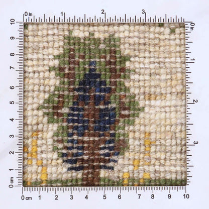 ギャッベ（ギャベ）カシュクリ　42×40cm（HP-70084）