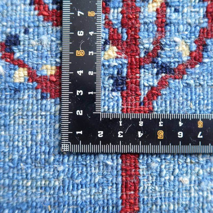 プレミアムギャッベ／ホシナマイ（ルリバフ） 143×44cm（HR-10932）