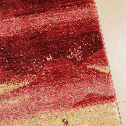プレミアムギャッベ／ホシナマイ（ルリバフ） 137×44cm（HR-11083）