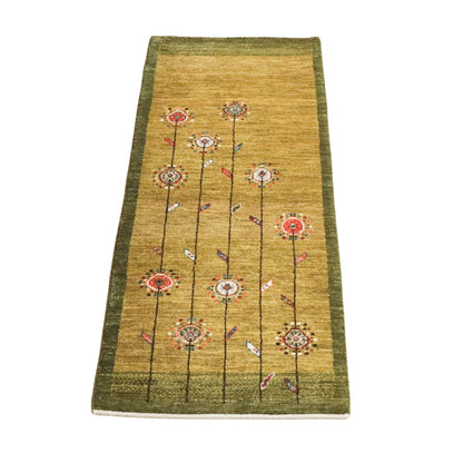ギャッベ（ルリバフ）　150×56cm（HR-11841）