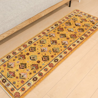 ギャッベ（ルリバフ）　159×52cm（HR-11844）