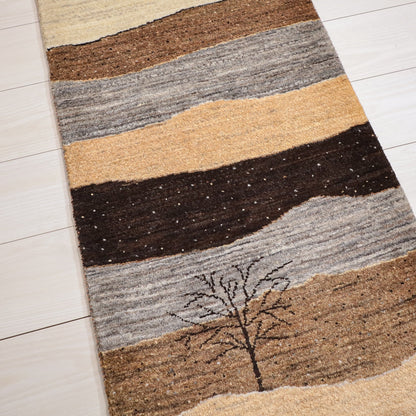ギャッベ（カシュクリ）　148×55cm（HR-11868）