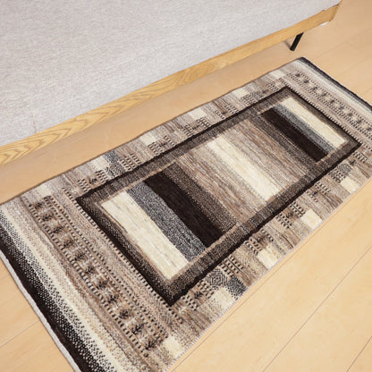 ギャッベ（ルリバフ）　161×64cm（HR-12006）