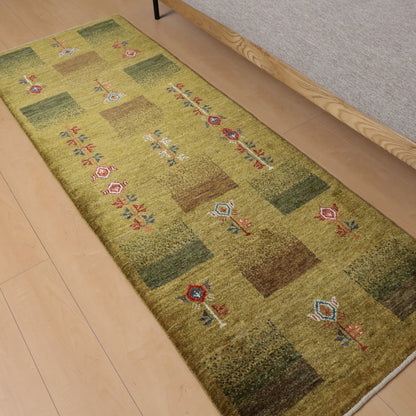 ギャッベ（ルリバフ）　205×74cm（HR-12021）