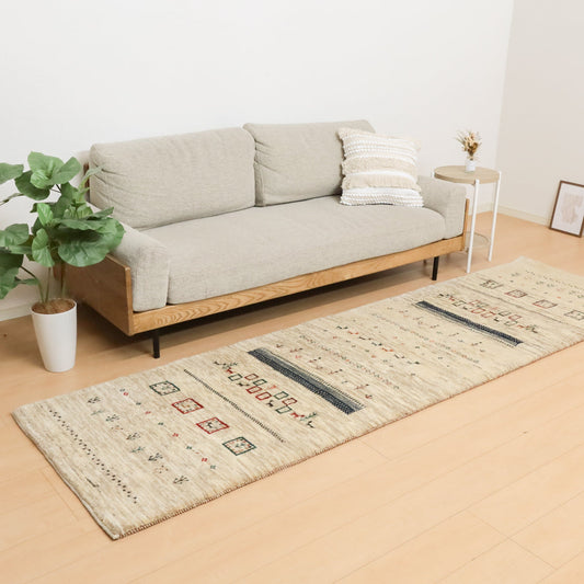 ギャッベ（カシュクリ）　286×82cm（HR-12457）