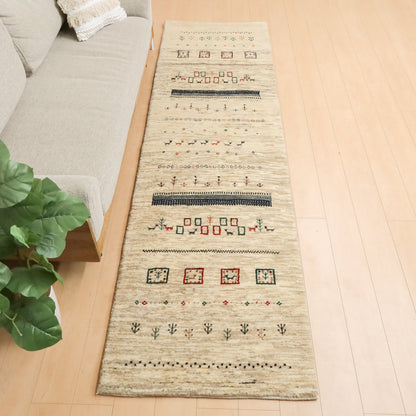 ギャッベ（カシュクリ）　286×82cm（HR-12457）