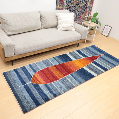 ギャッベ（ギャベ）カシュクリ　228×87cm（HR-13112）
