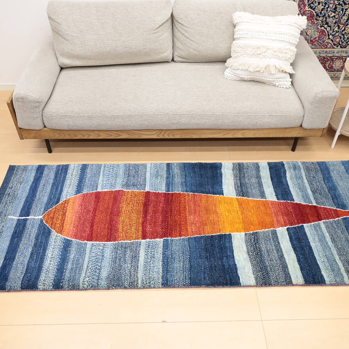 ギャッベ（ギャベ）カシュクリ　228×87cm（HR-13112）