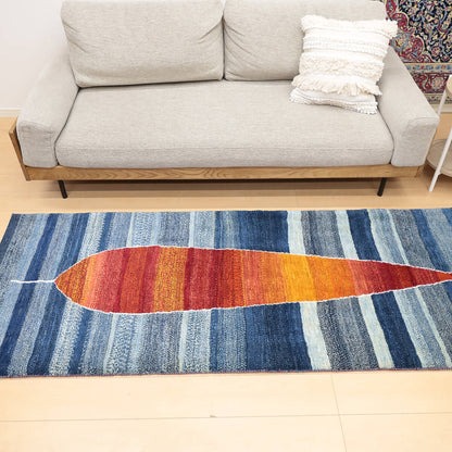 ギャッベ（ギャベ）カシュクリ　228×87cm（HR-13112）