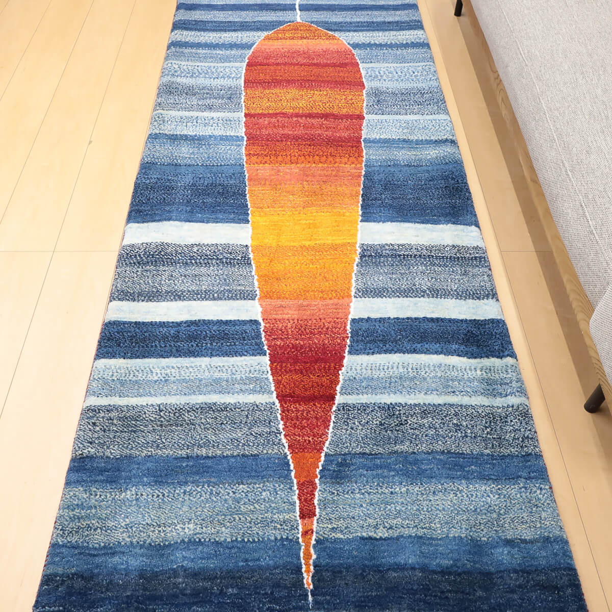 ギャッベ（ギャベ）カシュクリ　228×87cm（HR-13112）