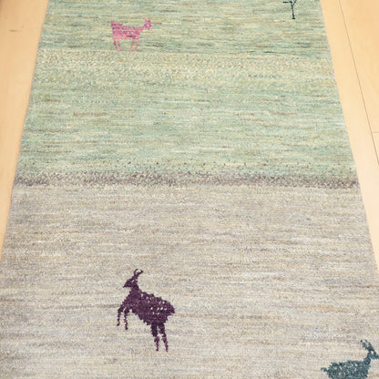 ギャッベ（ギャベ）アマレ　235×72cm（HR-13114）