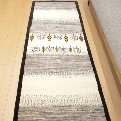 ギャッベ（ギャベ）カシュクリ　197×75cm（HR-13117）