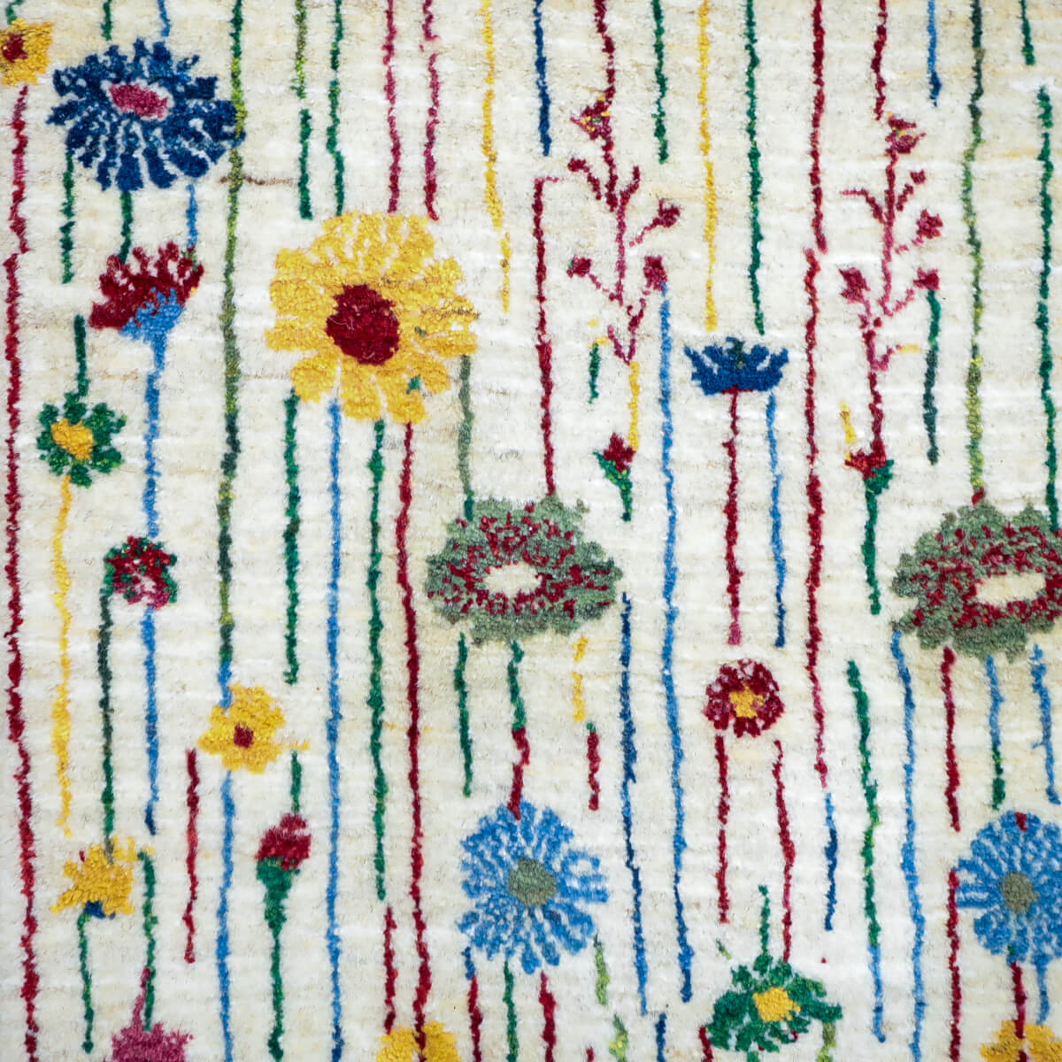 ギャッベ（ギャベ）ルリバフ　296×80cm（HR-13123）
