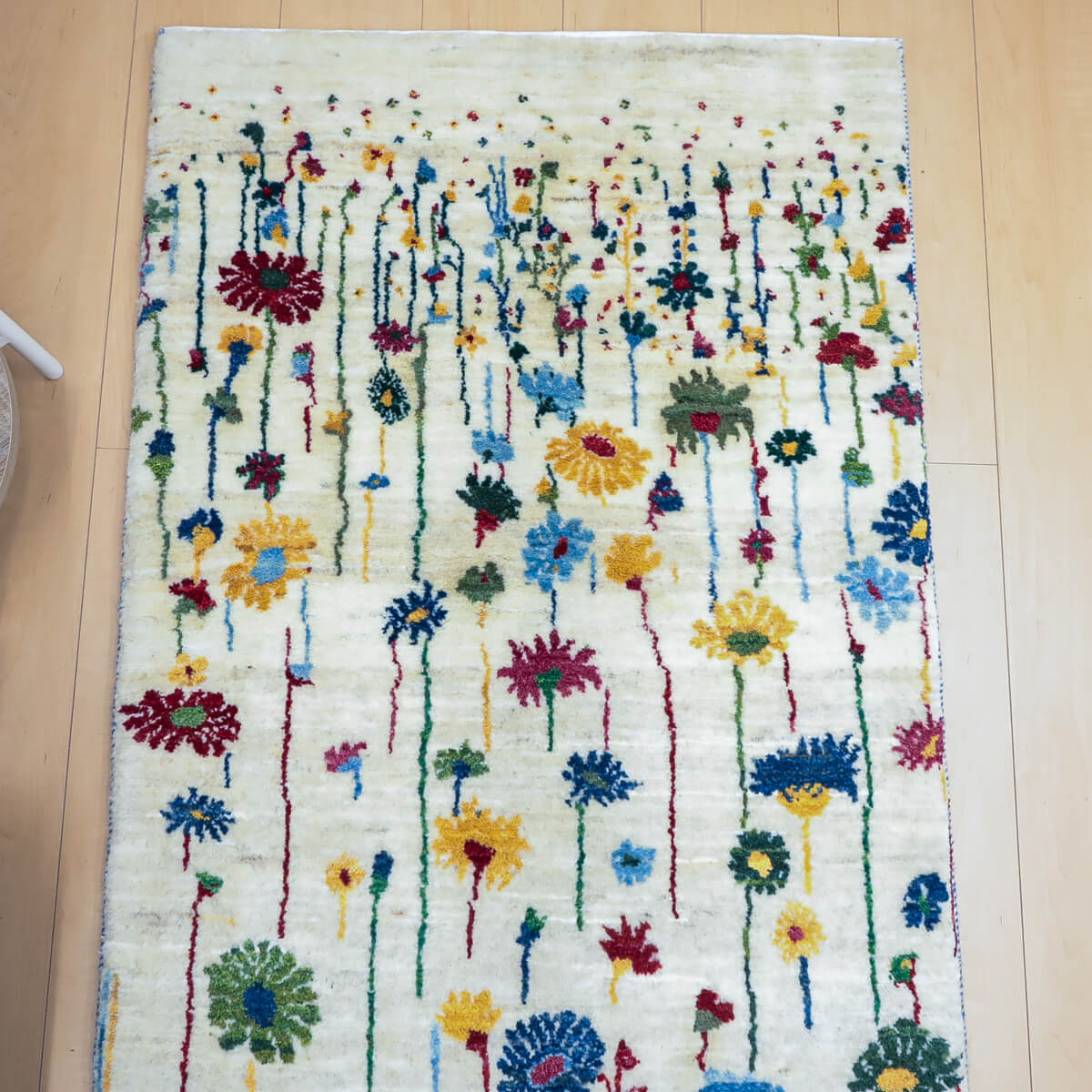 ギャッベ（ギャベ）ルリバフ　296×80cm（HR-13123）