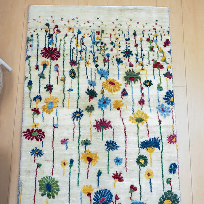 ギャッベ（ギャベ）ルリバフ　296×80cm（HR-13123）