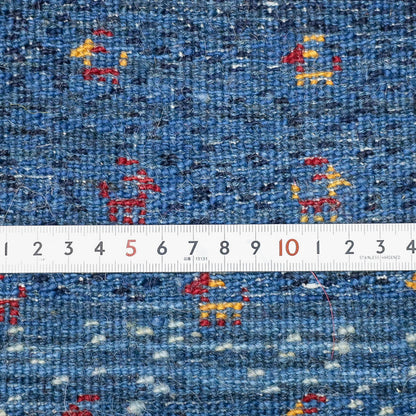 ギャッベ（ギャベ）ルリバフ　306×81cm（HR-13127）
