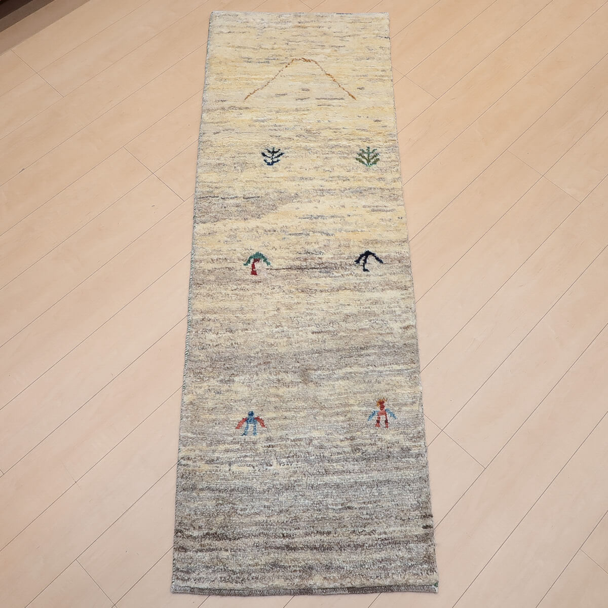 ギャッベ（ギャベ）ギャッベ　199×67cm（HR-13130）
