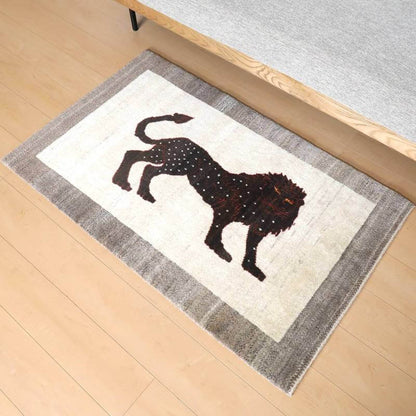 プレミアムギャッベ／ホシナマイ（カシュクリ） 130×80cm（HS-10906）