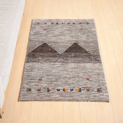 ギャッベ（ルリバフ）　137×87cm（HS-12311）