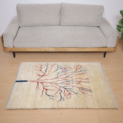 ギャッベ（リーズバフ）　133×94cm（HS-12313）